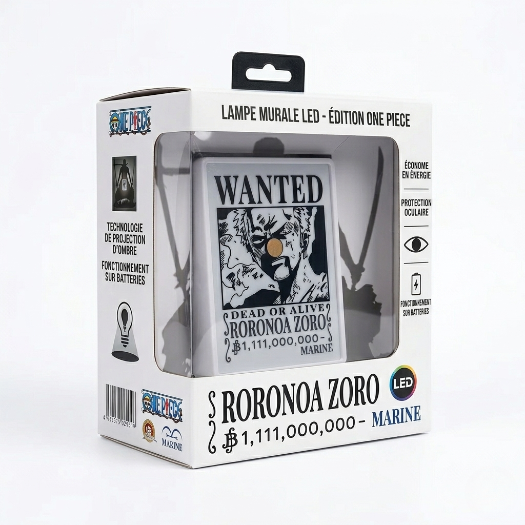 Lampe Murale Lumineuse Zoro 3D